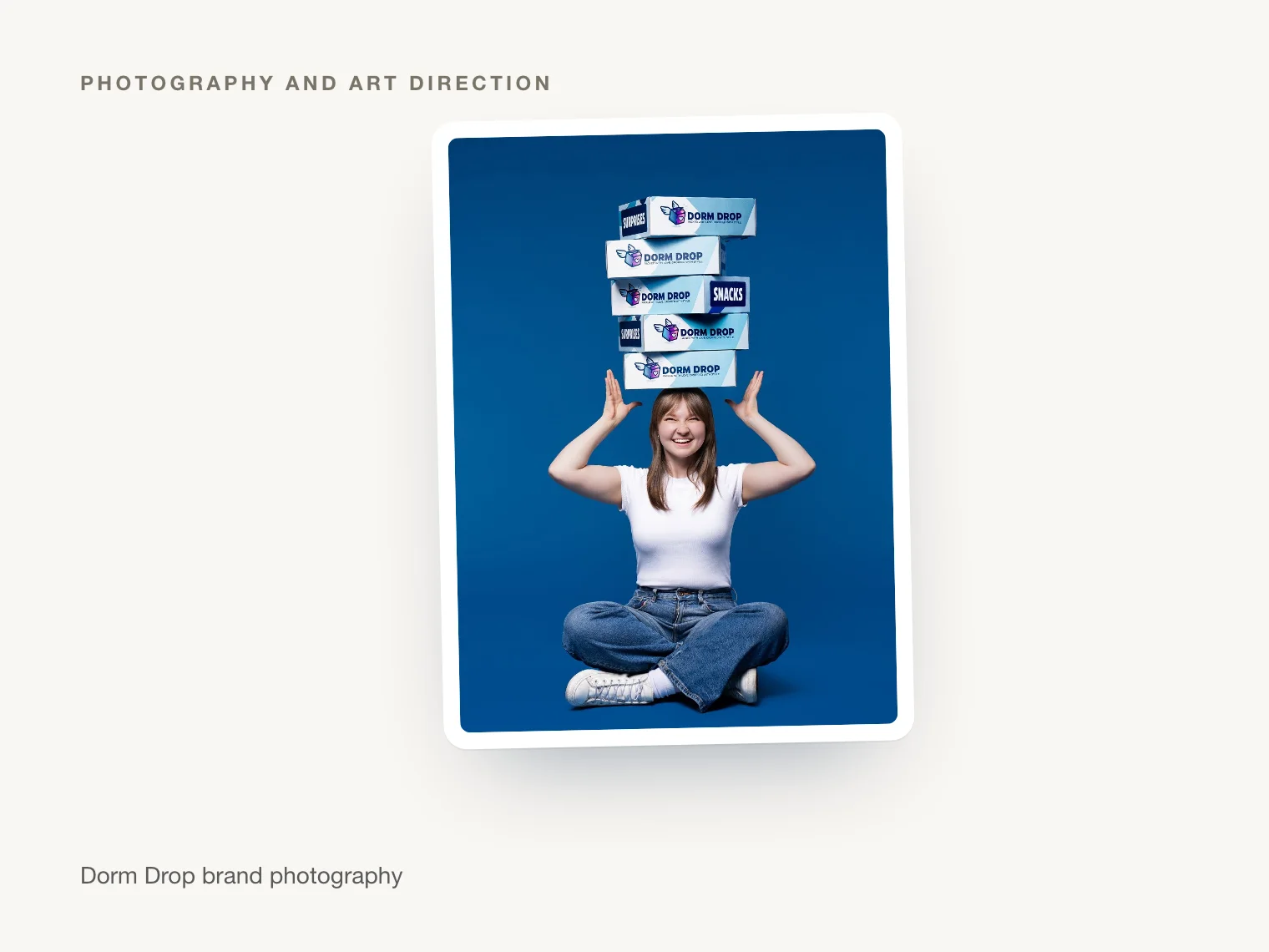 Dorm Drop brand photography
